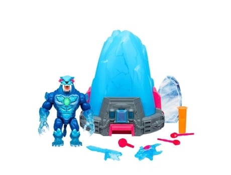 Cryo Lab - MOOSE TOYS - Mr. Beast Lab - 18 cm, 30 luzes e sons, 2 figuras colecionáveis