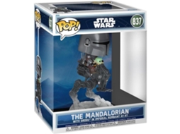 Figurinha Funko Pop! N°837 | Mandaloriano E Grogu | The Mandalorian