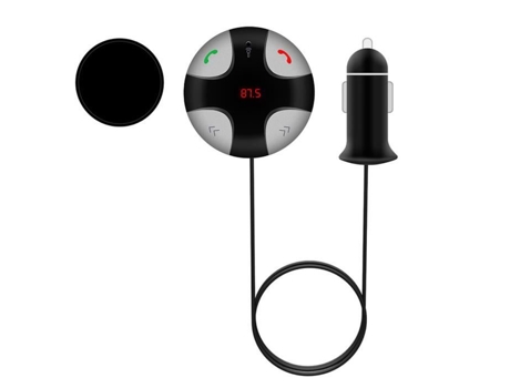 Vococal® Transmissor FM para carro USB MP3 LED Bluetooth 3.0 sem fio para carro alto-falante player