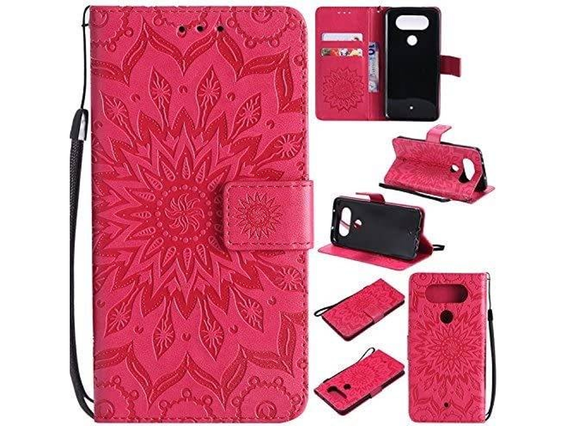 Capa LG Q8 HONGWE. Vermelho