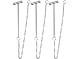 Conjunto De 3 Martelos De Emergência Em Ferro Prateado, Leves E Confiáveis.