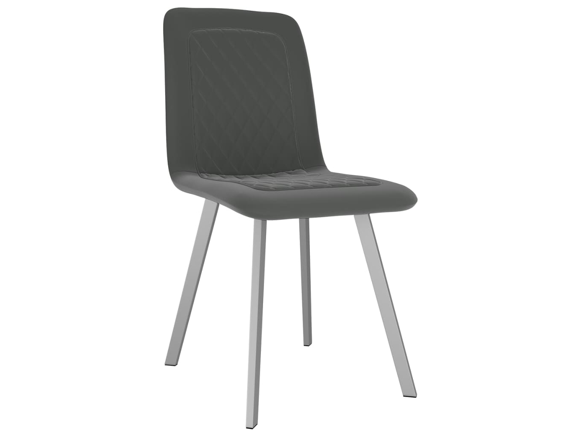 Cadeiras de Jantar 2 Pcs Veludo Cinzento MAISON EXCLUSIVE