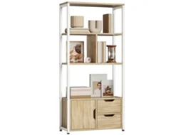 Estante com armário e 2 gavetas PRIME KANG, 58x24x122 cm