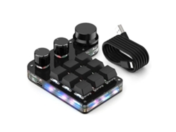 Teclado Macro Rgb 3 Botões Usb Teclado Personalizado Mini Teclado Mecânico Programação Macro Tecla De Jogo Everley891