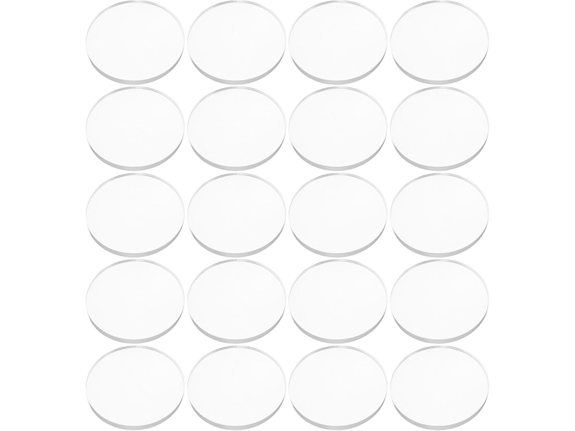Pacote Com 30 Cúpulas De Acrílico De Reposição Para Spots De Luz - Cobertura Da Lâmpada 7,6 Cm /