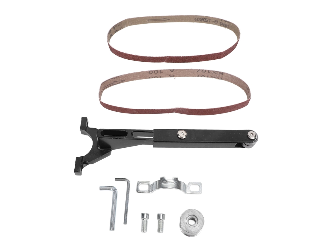 Kit Adaptador De Cinta De Lixa Para Esmeril Angular Tipo 100 125 M10 M14 Ferramentas De Polimento E Lixamento