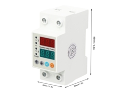 Protetor De Tensão Digital Com Reset Automático 63a Ac220v