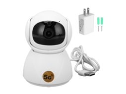 YURU câmera de Vigilância 5G 3MP HD, Wi-Fi Dual Band, Visão Noturna 20m, Intercomunicação