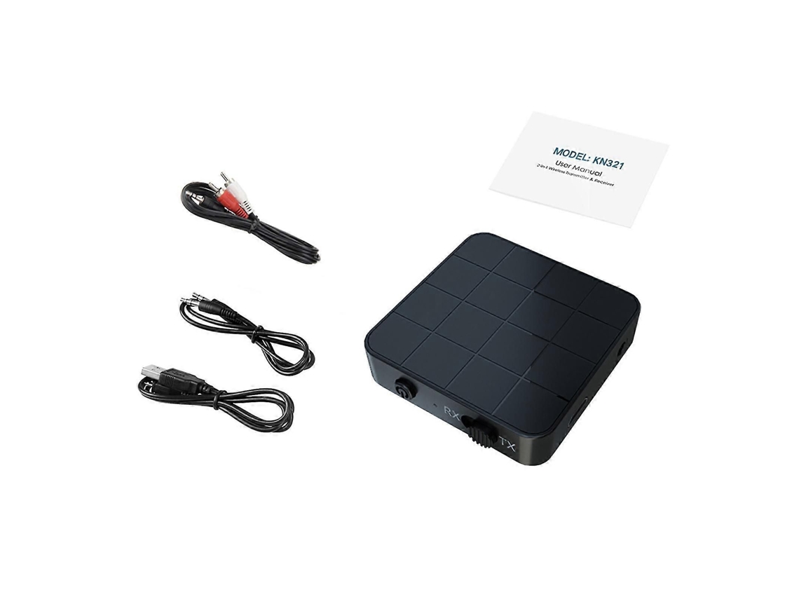 Transmissor E Receptor De Áudio Bluetooth 5.0 Com Conector Rca De 3,5 Mm Para Reprodução De Música Sem Fio.