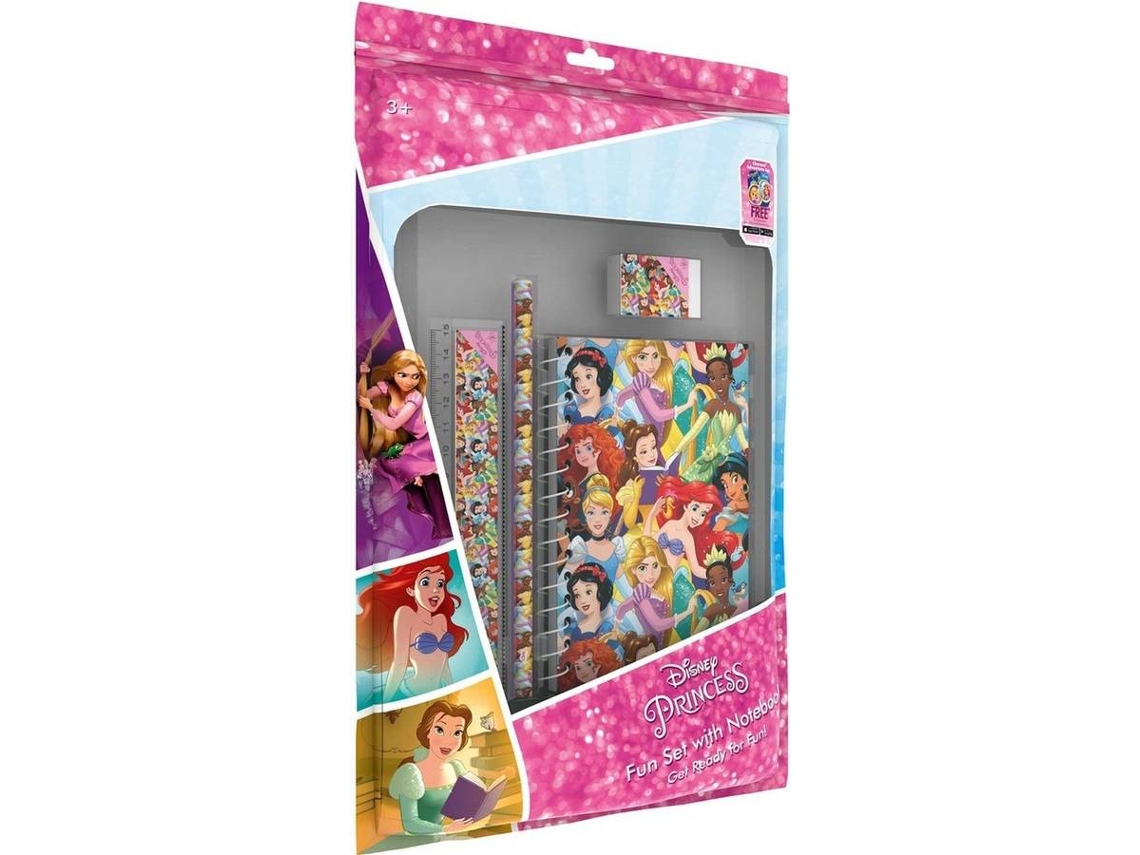 Livro Disney Princess Fun Set With Notebook de Vários Autores (Espanhol)