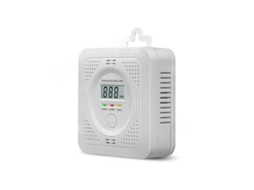Alarme De Monóxido De Carbono Com Mensagem De Voz, Alertas Sonoros E Visuais Branco