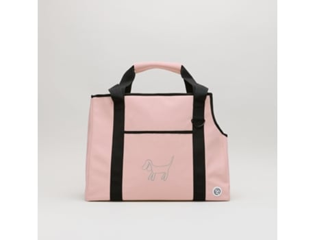Transportadora para Cães BARKALOT Tecido Reciclado Rosa