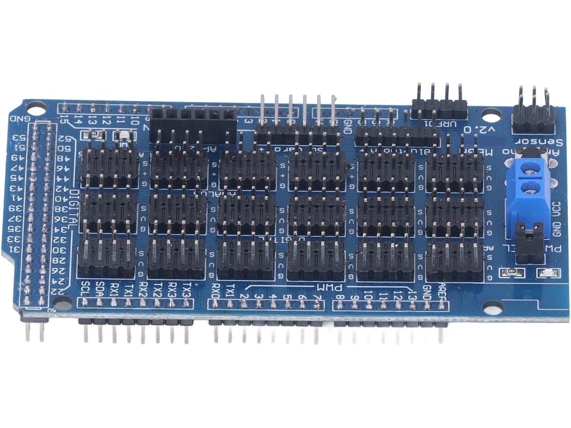 Placa De Expansão Para Sensor Shield V1 0, Desempenho Confiável Com I2c E Interface Shield, Acionamento De Servomotor