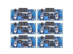 Laxiscreed Conjunto De 6 Módulos Conversores Dc-dc Buck Para Regulação De Tensão 4-40v A 1.25-37v