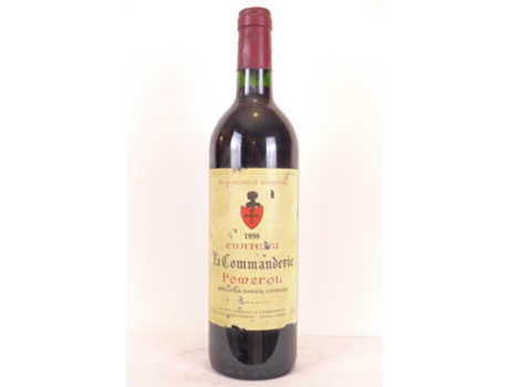 Vinho Tinto CHÂTEAU LA COMMANDERIE 1998 (75 cl - 1 unidade)