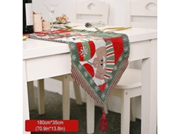 Mantel Decorativo Estampado Impermeable Para Fiesta De Navidad