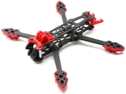 Frame para Drone Fpv Mark4 de 225 Mm, Fibra de Vidro para Controle Remoto, Acessórios para Modificação de Rc, Vermelho SFUSHOS