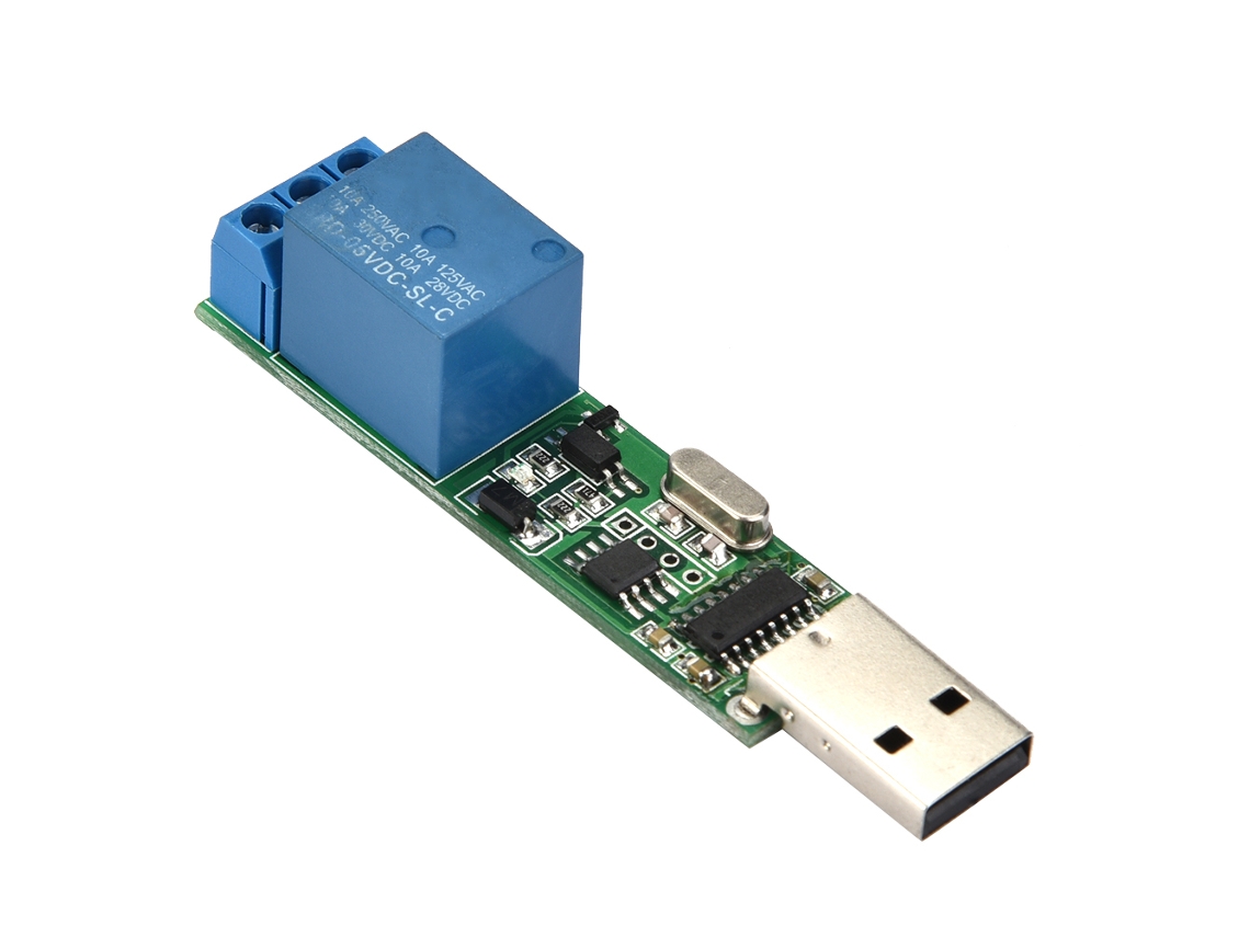 Módulo Relé Controle Usb Plc Comutador Self-locking
