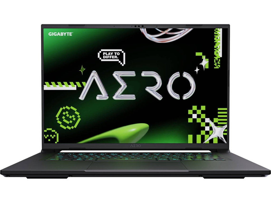 Portátil Gaming GIGABYTE Aero X16 2WHA3PTC65AH (Outlet Grade A - AMD Ryzen 9 HX370 - NVIDIA GeForce RTX 5070 - RAM: 32 GB - 2 TB - 16'')