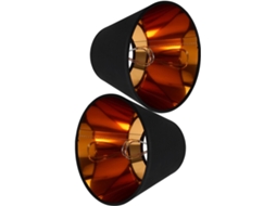 Conjunto de 2 Clipes Pequenos para Abajur, Design Simples e Proteção Contra Luz Suave, Compatíveis com Diversos Tipos de Lâmpadas. SFUSHOS