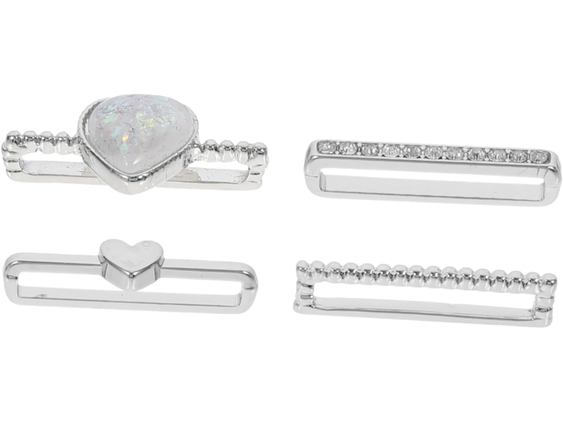 Conjunto De 4 Peças De Pingentes De Metal Para Pulseira De Relógio. Gokoco