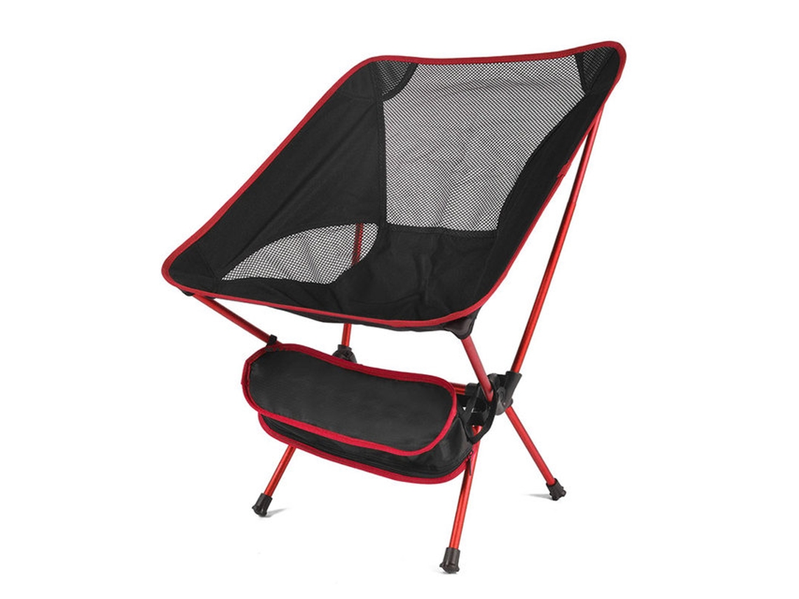 Cadeira De Acampamento Dobrável Ultraleve Com Encosto Para Áreas Externas E Super Resistente Slowmoose