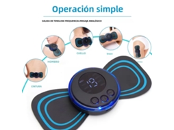 Mini Massageador Elétrico para o Pescoço, para Aliviar a Fadiga nas Costas e na Região Cervical. MDUG