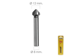Fresa de Esvaziamento Hss Ø 12 mm Para Furadeira/Fresadora MAURER