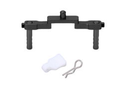 Coluna Frontal De Carcaça Rc Em Liga De Alumínio Cnc Para Carros Rc Axial Scx24 1/24 Preto
