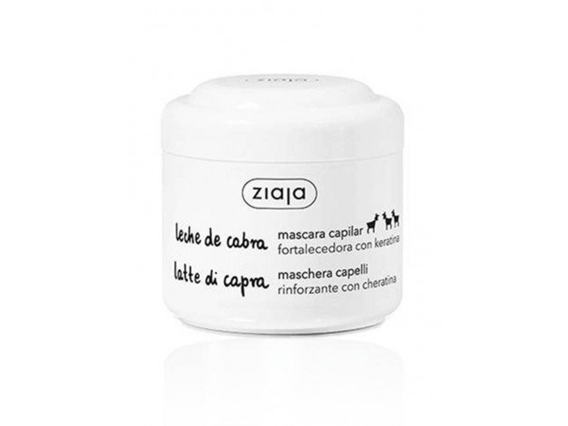 Máscara Capilar Cabelos Opacos Ou Secos Leite de Cabra 200 Ml ZIAJA