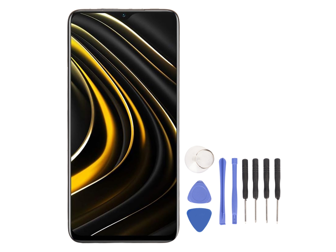 Tela LCD com Moldura para Xiaomi Poco M3, Redmi Note 9 4G