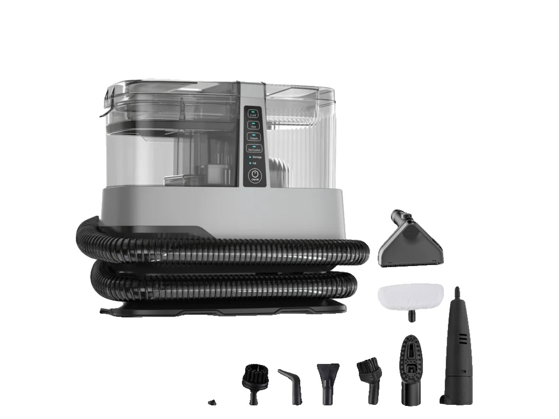Limpa Vapor, Potência De 1800w, Limpeza Versátil A Seco E Úmido, Máquina