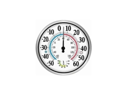 Termômetro Externo de 12 Dígitos Grandes 2 em 1 Termômetro Externo Interno Sem Fio Termômetro Higrômetro, Higrômetro Wandthermometer GOKOCO