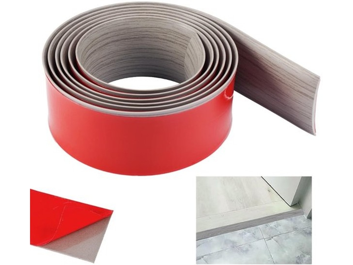 Fio De Transição 2 M X 5 Cm - Autoadherente - Fio De Transição De Piso - Pvc/vinyl - Resistente À Riscos E Desgaste - Materiais Seguros E Suaves - Fio