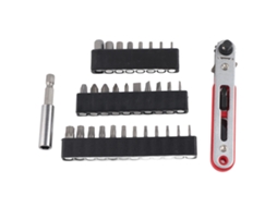 Conjunto De Ferramentas Com Chave De Rato, Chave De Socket E 30 Bits Torção Grande Crv