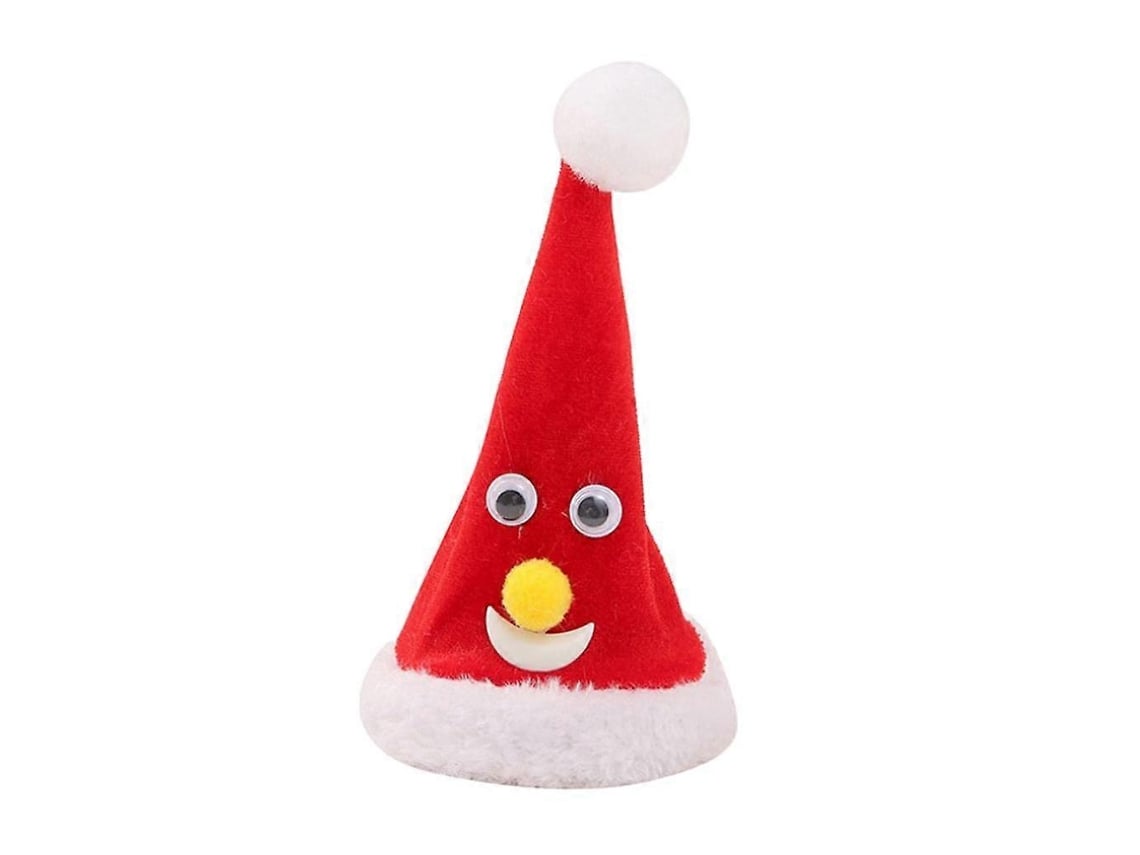 Chapéu De Pai Natal Elétrico Com Música E Luzes