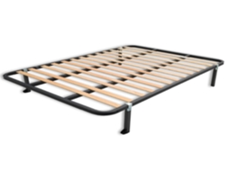 Estrado com 6 Pés Top COLCHÃOCERTO.PT (200x100 - Ferro - Cizento)