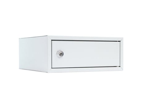 Cofre Rottner T06370 Home Case com 1 fechadura de cilindro cinza claro