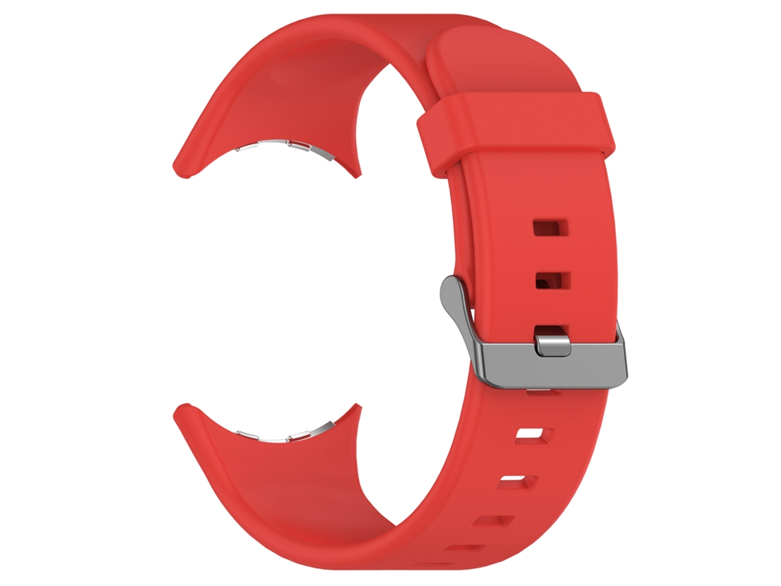 Bracelete para Google Pixel Watch 4/3 45mm Silicone Vermelha GERTIZ