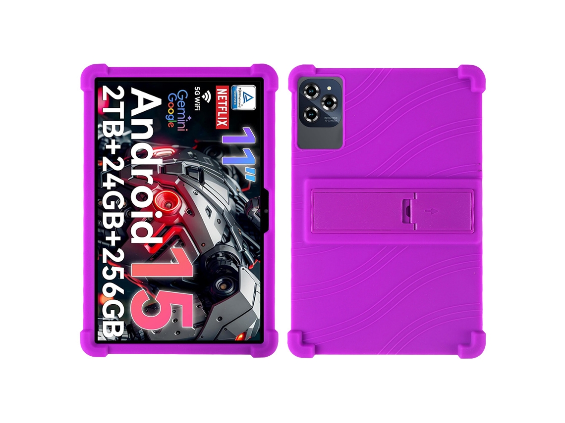 Capa Para Tabwee W90/t90 11 Polegadas Com Suporte Resistente A Impactos Henten Home Roxo