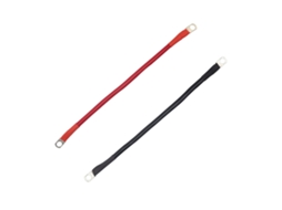 2 Cabos De Bateria 4awg 25mm² 30cm, Conexão Fácil E Resistente Ao Calor.