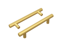 Conjunto 2 Maçaneta De Armário Vidaxl Dourado Aço Inoxidável (150 Mm)