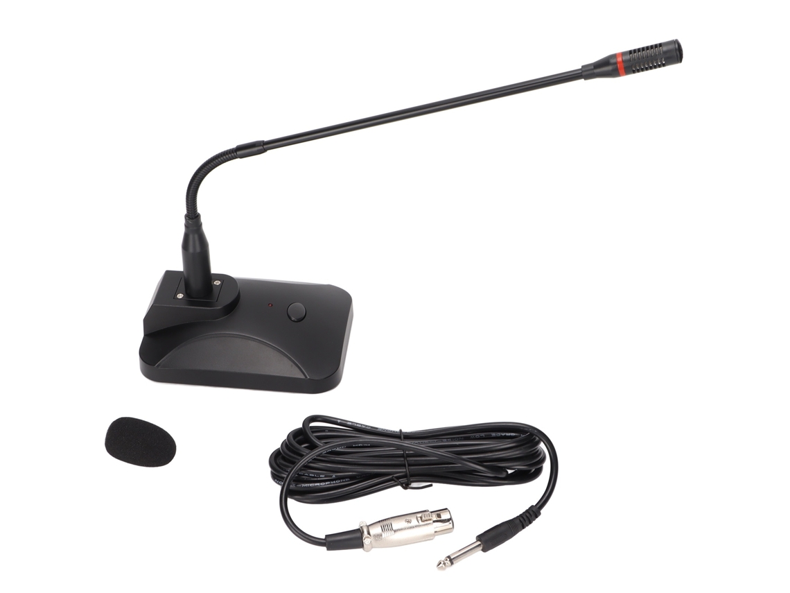 Microfone dinâmico profissional Lurelia com conectores XLR macho/fêmea de 6,35 mm, portátil para palco, voz e karaokê.