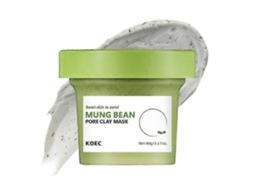 Máscara De Argila Para Poros Com Feijão Mungo 90g | Sem Fragrância | Máscara Facial Para Limpeza De Cravos E Poros | Limpeza, Esfoliação E Firmez