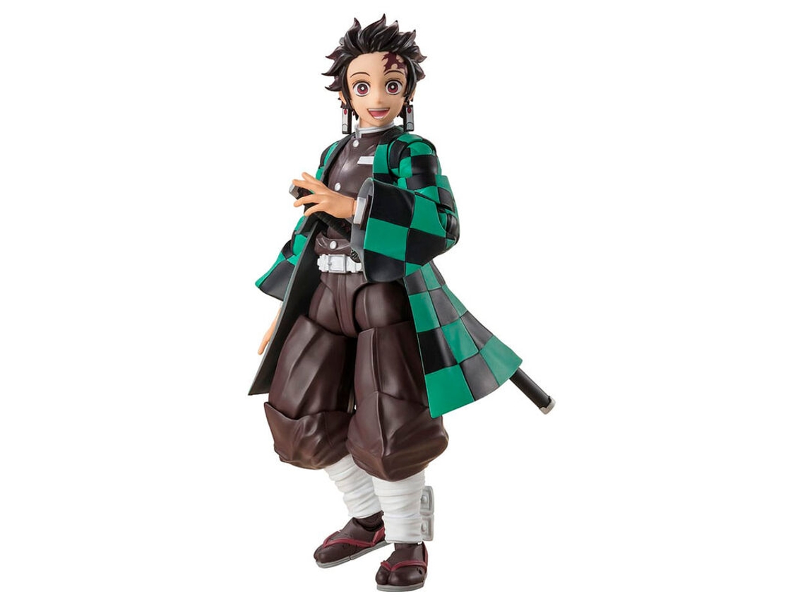 Demon Slayer Kimetsu No Yaiba Tanjiro Kamado Sh Figuarts Figura 14cm Tamashii Nations