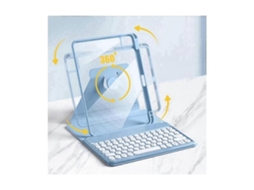 Teclado Dobrável Bluetooth TAISHENGDA, compatível com iPad, iPhone, Android, Windows