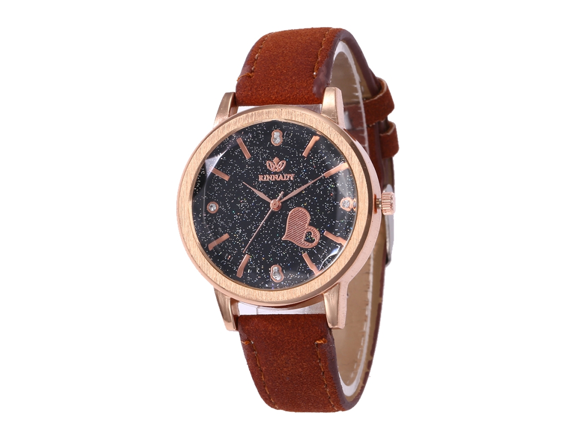 Reloj De Cuarzo Elegante Casual Para Mujer Moda Regalo (café)