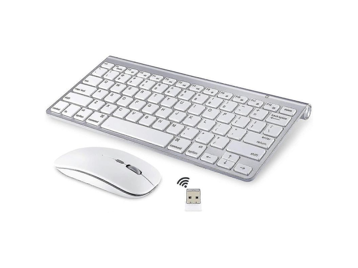 Teclado e Mouse Sem Fio para Apple Imac, Windows Ou Android CHARM (2.4g Sem Fio)