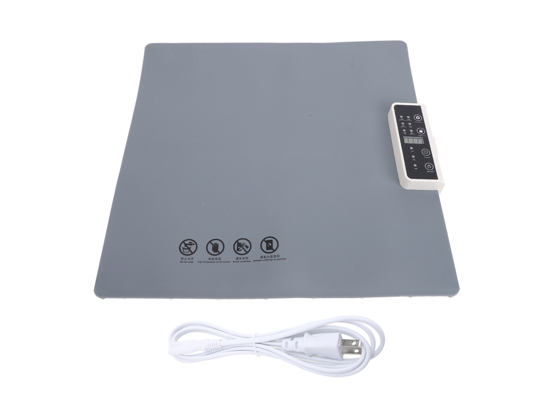 Bandeja elétrica aquecedora rolável silicone com 5 níveis de temperatura e temporizador S/MARCA