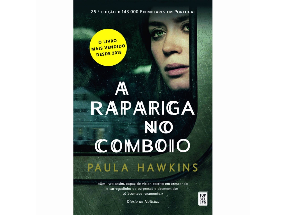 Livro A Rapariga no Comboio de Paula Hawkins (Português)